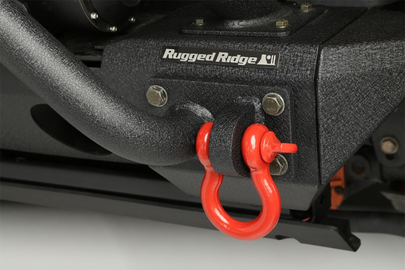 Rugged Ridge Red 7/8in D-Shackles Rugged Ridge Shackle Kits