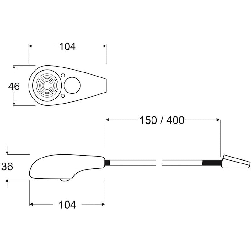 Hella Interiorlamp 400 Bic Md931V Black 2Ja Hella Interior Lighting