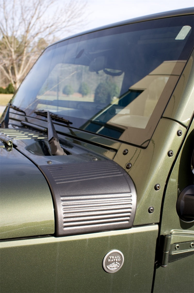 Rugged Ridge Cowl Body Armor 07-18 Jeep Wrangler Rugged Ridge Body Armor & Rock Rails