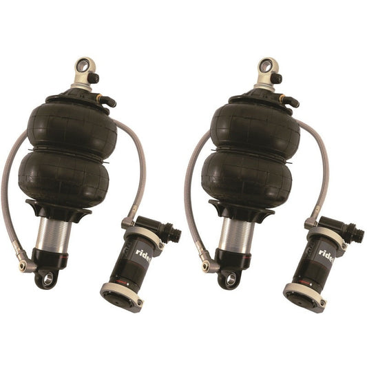 Ridetech TQ Series ShockWaves 4.1in Travel 6.5in dia Double Convoluted .625in/2in Stud Ridetech Air Suspension Kits