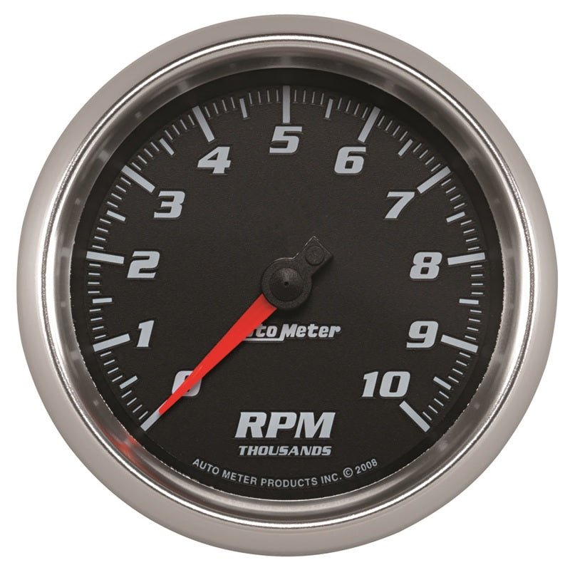 Autometer Pro-Cycle Gauge Tachometer 3 3/8in 10K Rpm Black AutoMeter Gauges
