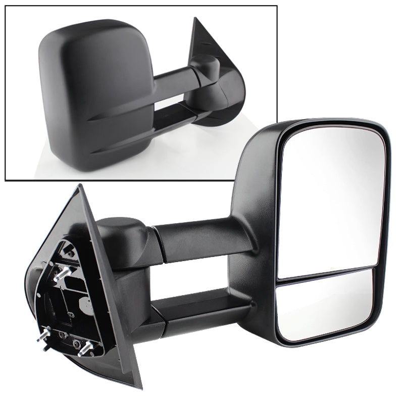 Xtune Chevy Silverado 07-12 Manual Extendable Power Heated Adjust Mirror Right MIR-CSIL07-PW-R SPYDER Side Mirrors