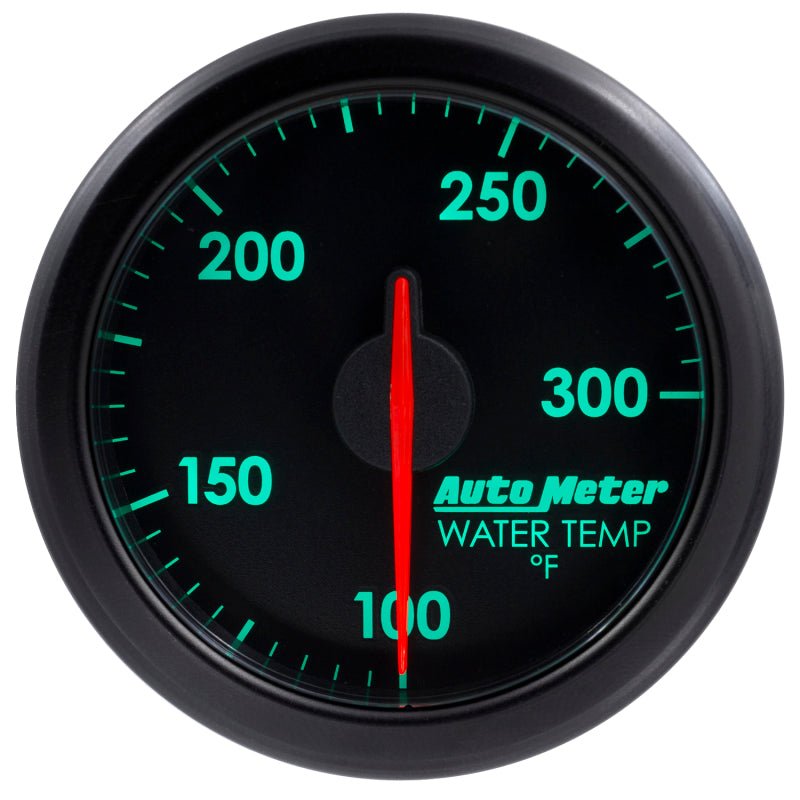 Autometer Airdrive 2-1/6in Water Temperature Gauge 100-300 Degrees F - Black AutoMeter Gauges