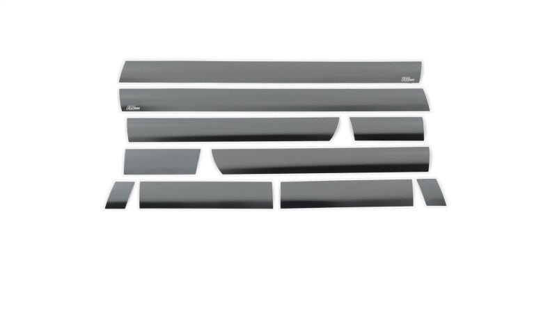 Putco 15-19 Chevy Silverado HD - Double Cab - 6.5in Bed (10pcs) Black Platinum Rocker Panels