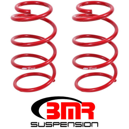 BMR 07-14 Shelby GT500 Front Drag Version Lowering Springs - Red BMR Suspension Lowering Springs