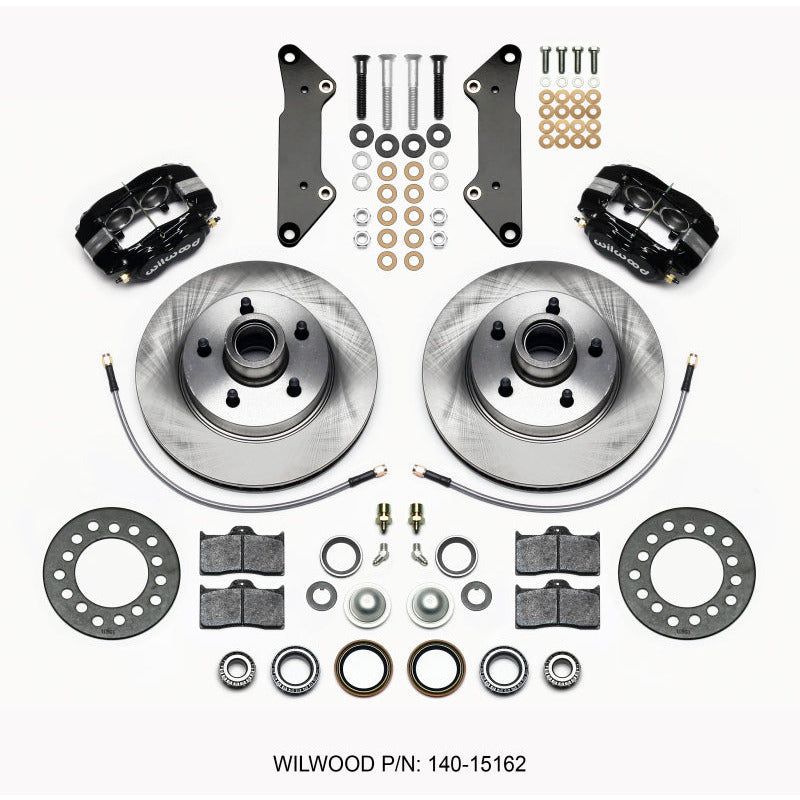 Wilwood Forged Dynalite-M Front Kit 11.88in 1 PC Rotor&Hub Cadillac 1957-60 Wilwood Big Brake Kits