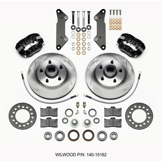 Wilwood Forged Dynalite-M Front Kit 11.88in 1 PC Rotor&Hub Cadillac 1957-60 Wilwood Big Brake Kits