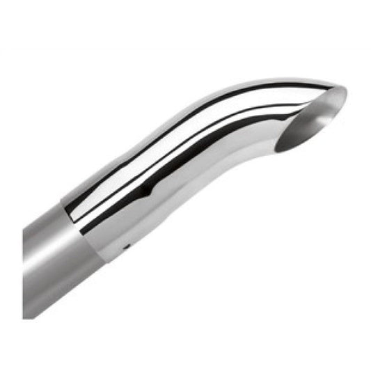 Borla Universal Polished Tip Single Round Turndown/Turnout (inlet 2in. Outlet 2in) *NO Returns* Borla Tips