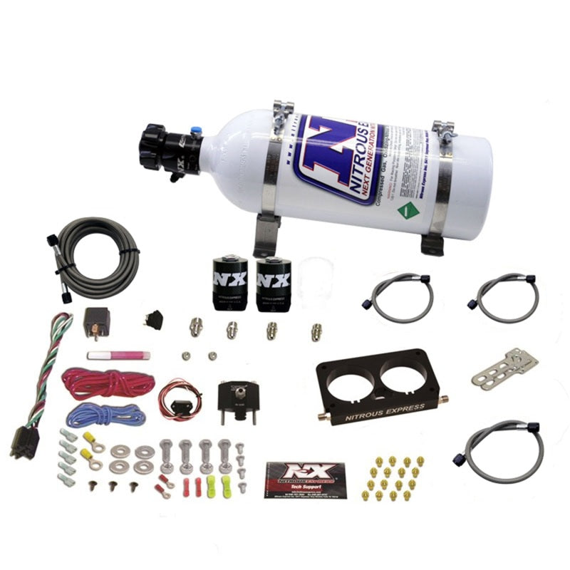 Nitrous Express 96-04 Ford Mustang Cobra 4 Valve (Stock TB) Nitrous Kit (50-300HP) w/5lb Bottle