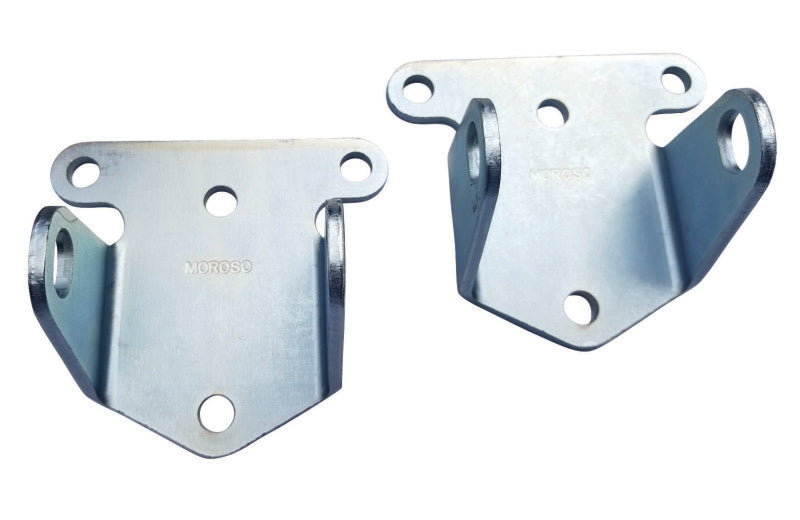 Moroso Chevrolet Big Block/Small Block Motor Mounts - 1-3/4in x 2-5/8in x 3/16in - Steel - 2 Pack