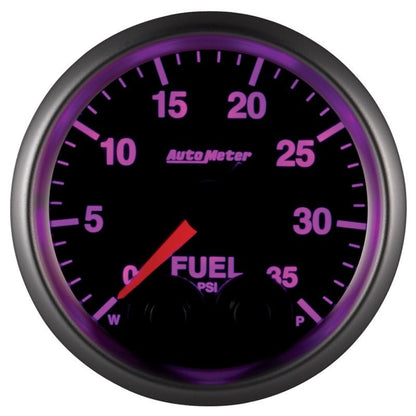 Autometer Elite 2-1/16in 0-35 PSI Fuel Pressure Stepper Motor w/ Peak & Warn AutoMeter Gauges