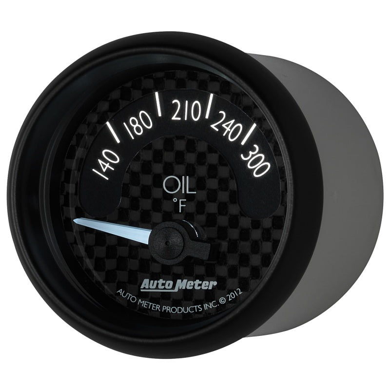 Autometer GT Series 52mm Short Sweep Electronic 140-300 Deg F Oil Temperature AutoMeter Gauges