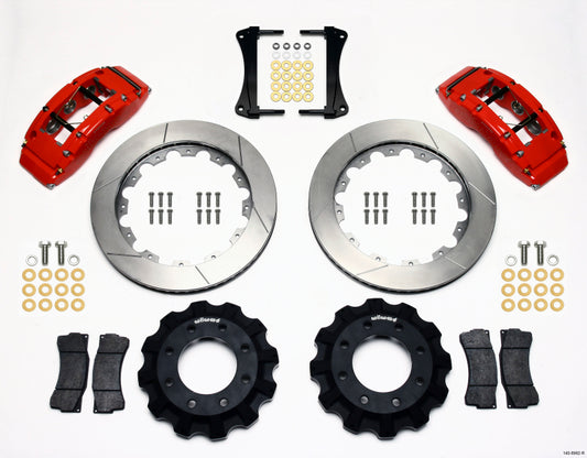 Wilwood TC6R Front Kit 16.00in Red 1999-2014 GM Truck/SUV 1500