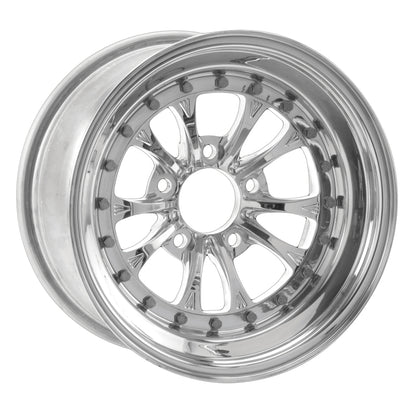 Weld Vitesse 15x10 / 5x4.5 BP / 7.5in. BS Polished Wheel - Non-Beadlock Weld Wheels - Forged