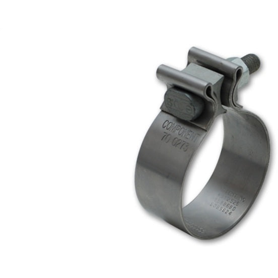 Vibrant SS Accuseal Exhaust Seal Clamp for 2.25in OD Tubing (1in wide band) Vibrant Clamps