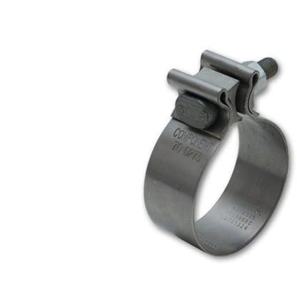 Vibrant SS Accuseal Exhaust Seal Clamp for 2.5in OD Tubing (1in wide band) Vibrant Clamps