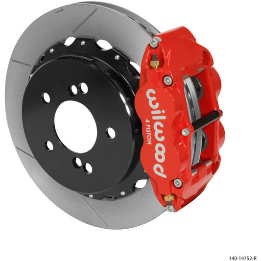 Wilwood Narrow Superlite 4R Rear Kit 12.88in Slotted Red 00-06 BMW M3 E46 Wilwood Big Brake Kits