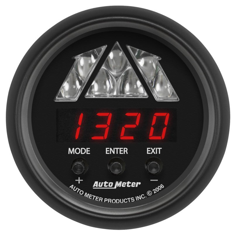 Autometer Z-Series 2-1/16in Tachometer Digital 16000 RPM w/ LED Shift Light AutoMeter Gauges