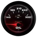 Autometer Phantom II 2 5/8in 140-300 Degree F Short Sweep Electronic Oil Temperature Gauge AutoMeter Gauges