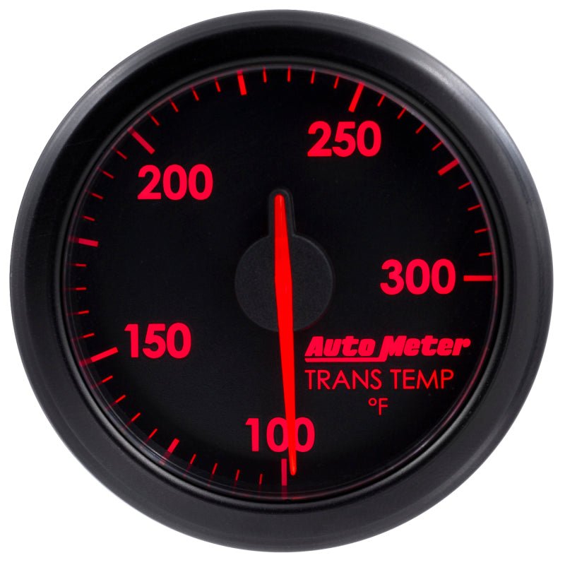 Autometer Airdrive 2-1/6in Trans Temperature Gauge 100-300 Degrees F - Black AutoMeter Gauges