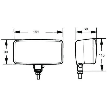 Hella Headlamp ZFH 0/180GR SW MK MGS12 GN 1FB Hella Driving Lights