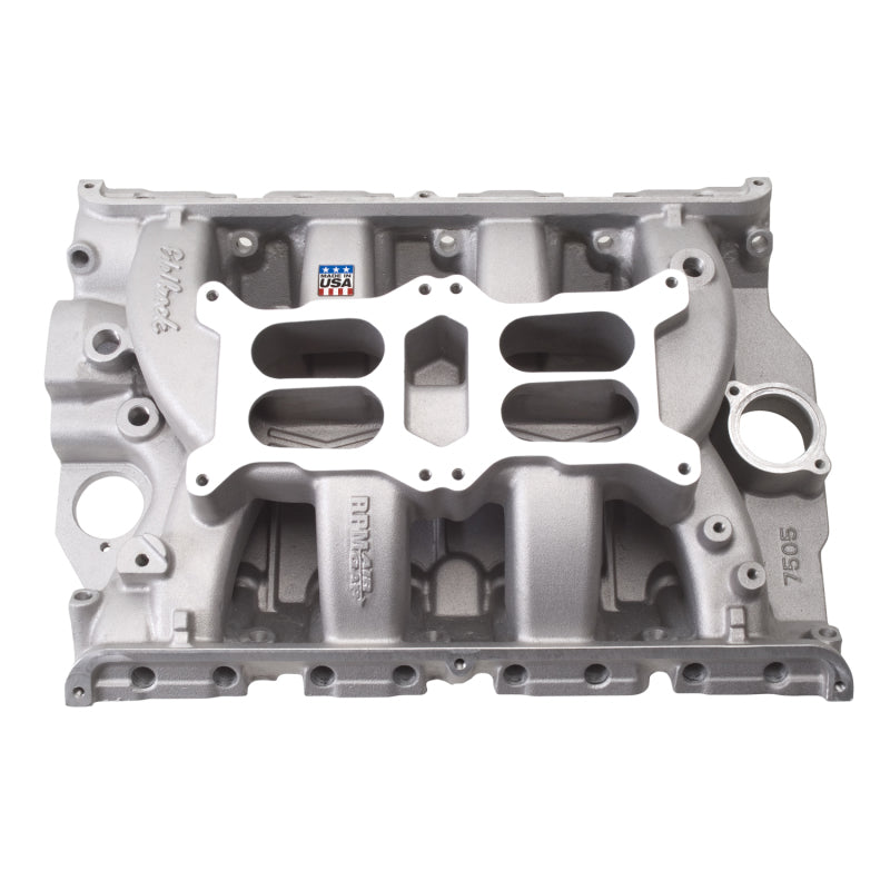 Edelbrock Intake Manifold Ford Perf RPM Dual Quad Fe