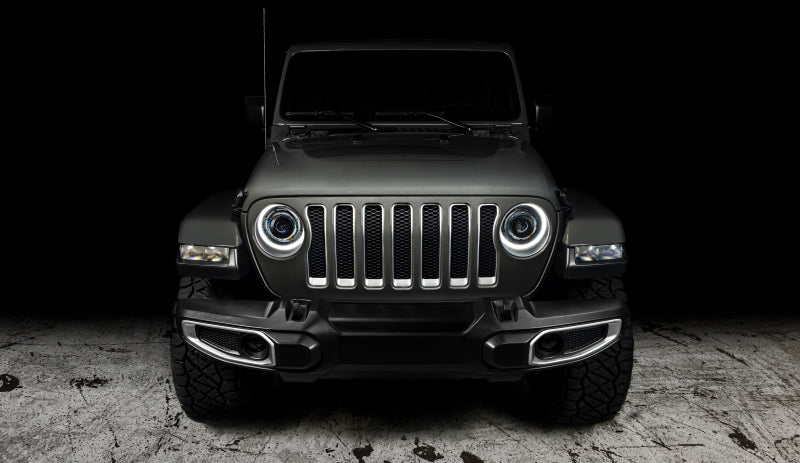 Oracle Jeep Wrangler JL Oculus Bi-LED Projector Headlights- Graphite Metallic - 5500K SEE WARRANTY