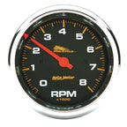 Autometer Pro-Cycle Gauge Tach 3 3/4in 8K Rpm 2&4 Cylinder Black AutoMeter Gauges