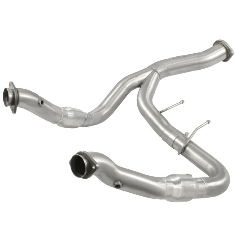 aFe Twisted Steel 3in-3.5in Y-Pipe SSS Exhaust w/ Cats 11-14 Ford F-150 EcoBoost V6-3.5L (tt) aFe Headers & Manifolds