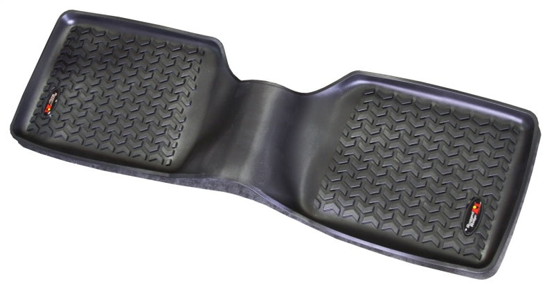 Rugged Ridge Floor Liner Rear Black 1984-2001 Jeep Cherokee XJ Rugged Ridge Floor Mats - Rubber