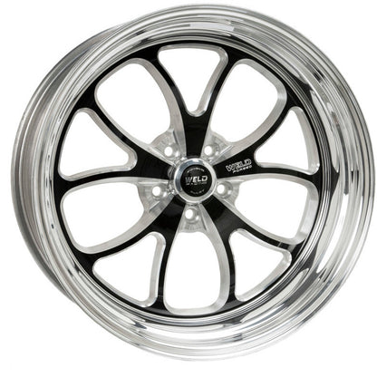 Weld S76 20x9 / 5x120mm BP / 6.3in. BS Black Wheel (High Pad) - Non-Beadlock Weld Wheels - Forged