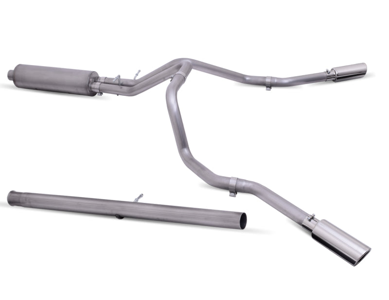 Gibson 19-22 GMC Sierra 1500 Denali 5.3L 3in/2.5in Cat-Back Dual Extreme Exhaust - Stainless