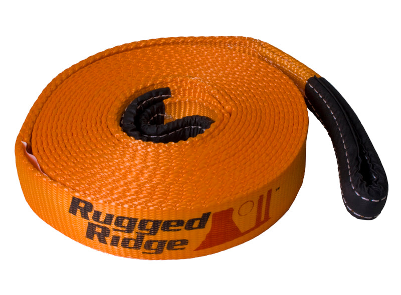 Rugged Ridge ATV/UTV Recovery Strap 1in x 15 feet Rugged Ridge Recovery Boards