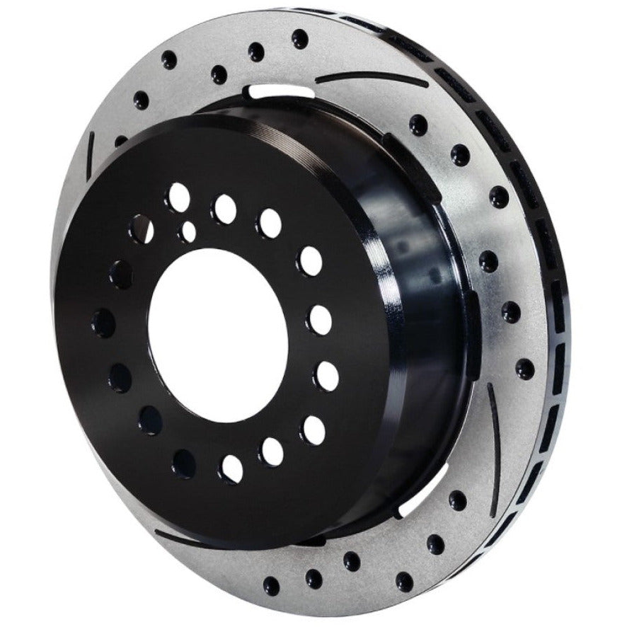 Wilwood Rotor-1.91in Offset-SRP-BLK-Drill-LH 12.19 x .810 - 5 Lug Wilwood Brake Rotors - 2 Piece