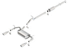 Borla 12-16 Jeep Wrangler JK 3.6L AT/MT 4Wheel 4dr Truck Single Split Rear Exit Catback Exhaust