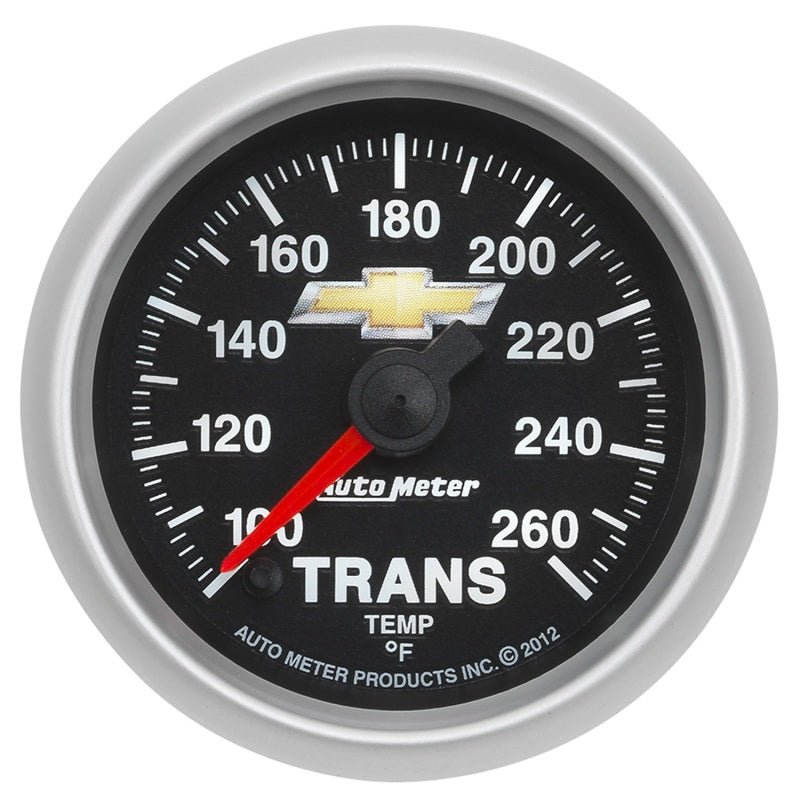 Autometer Performance Parts 52mm 100-260 Deg F Trans Temp COPO Camaro Gauge Pack AutoMeter Gauges