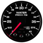 Autometer Spek-Pro - Nascar 2-1/16in Water Press 0- 40 psi Bfb AutoMeter Gauges