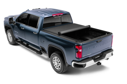 Lund 07-17 Chevy Silverado 1500 (5.5ft. Bed) Genesis Elite Roll Up Tonneau Cover - Black