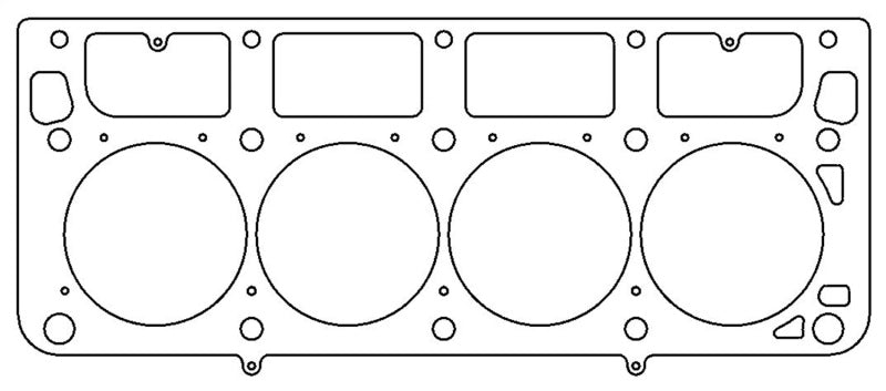 Cometic GM LS1 (w/M.I.D. Sleeves) 4.165 inch Bore .030 inch MLS Headgasket