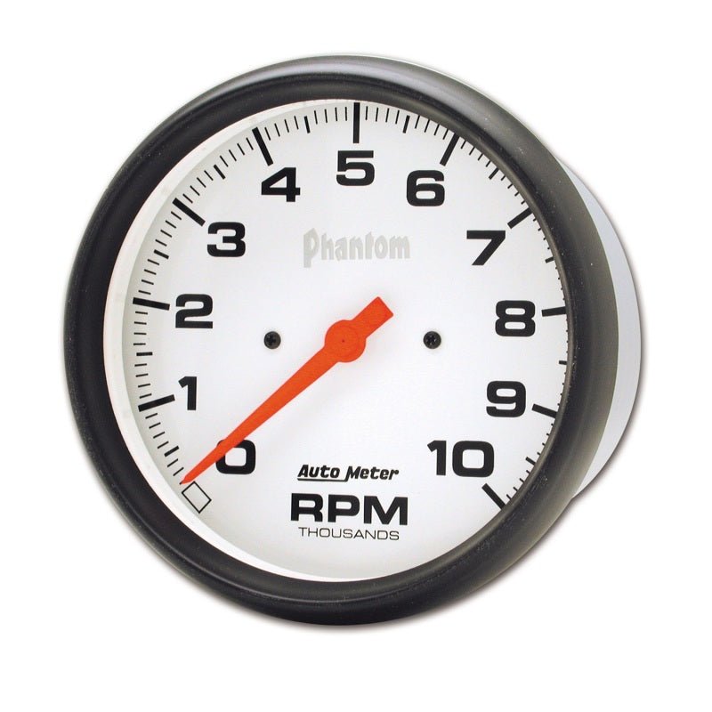Autometer Phantom 5in 10000 RPM In-Dash Electronic Single Range Tachometer AutoMeter Gauges