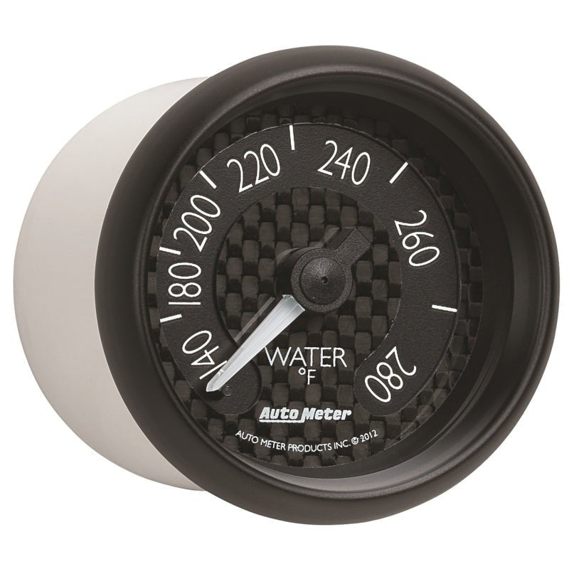 Autometer GT Series 52mm Mechanical 140-280 Deg F Water Temperature Gauge AutoMeter Gauges