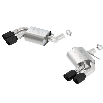 Borla 16-18 Chevy Camaro V8 SS AT/MT ATAK Rear Section Exhaust w/o Dual Mode Valves Ceramic Black Borla Axle Back