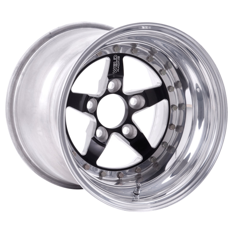 Weld Weldstar 15x4 / 5x4.5 BP / 1.5in. BS Black Wheel - Non-Beadlock Weld Wheels - Forged