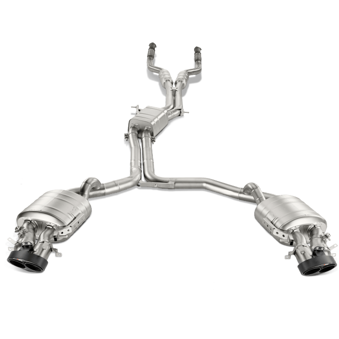 Akrapovic 14-17 Audi RS6 Avant (C7) Evolution Line Cat Back (Titanium) w/ Carbon Tips Akrapovic Catback