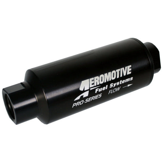 Aeromotive Pro-Series In-Line Fuel Filter - AN-12 - 100 Micron SS Element Aeromotive Fuel Filters