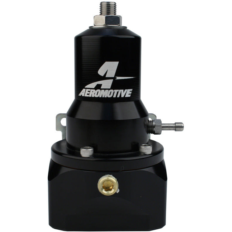 Aeromotive Regulator - 30-120 PSI - .500 Valve - 2x AN-10 Inlets / AN-10 Bypass Aeromotive Fuel Pressure Regulators