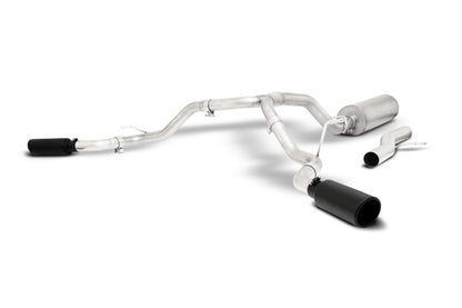 Gibson 21-22 GMC Yukon/Chevy Tahoe 5.3L 2/4WD Cat-Back Dual Extreme Exhaust System - Stainless