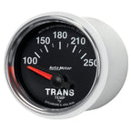 Autometer GS 52mm 100-250 Degree F Short Sweep Electronic Transmission Temperature Gauge AutoMeter Gauges