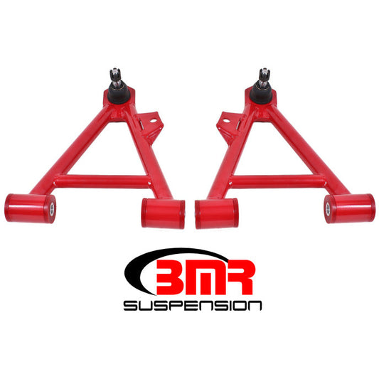 BMR 94-04 Mustang Lower Non-Adj. A-Arms (Coilover Only) w/ STD. Ball Joint (Poly) - Red BMR Suspension Control Arms
