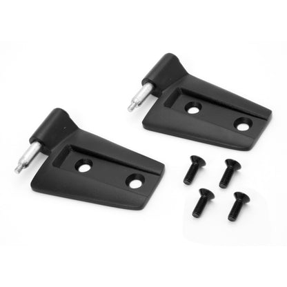 Rugged Ridge 07-18 Jeep Wrangler JK Black Left Door Hinge Set Rugged Ridge Hardware Kits - Other